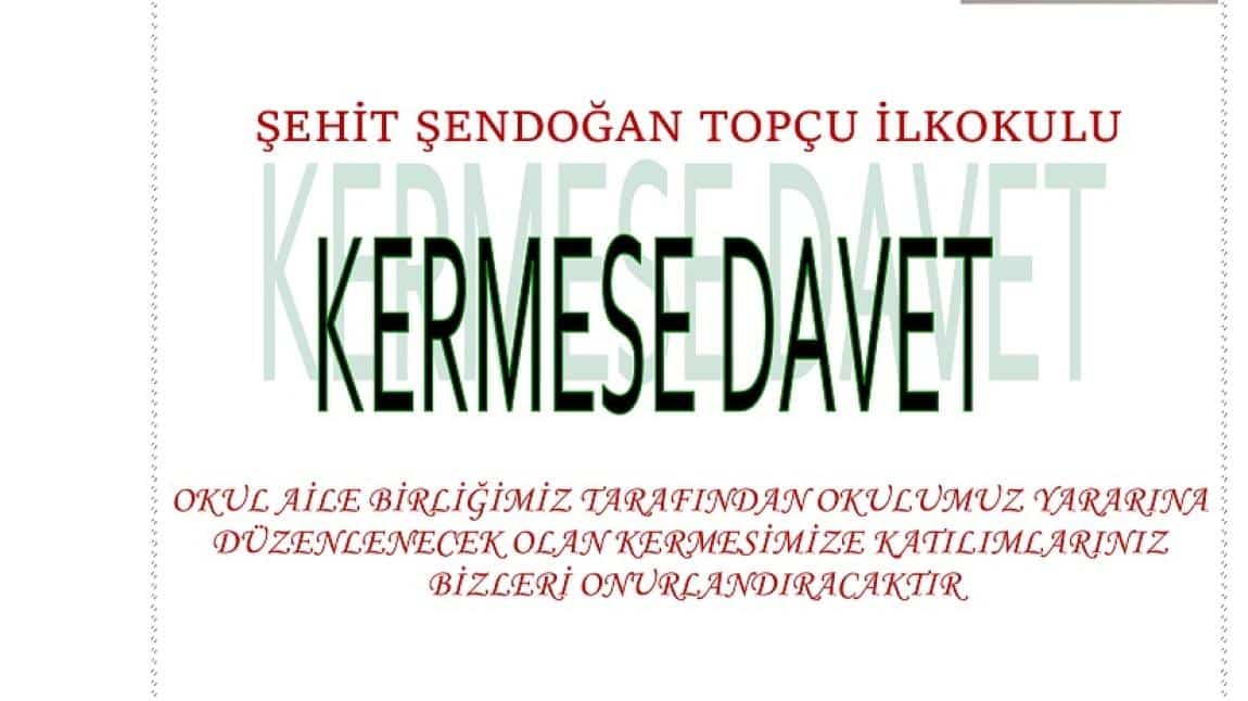 KERMESE DAVET